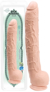 Přirozený penis s varlaty BIG délka 42cm / 17'', DICK RAMBONE