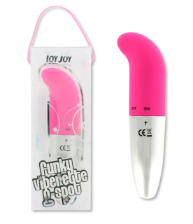 Vodotěsný mini vibrátor, na stimuláciu G-bodu, Viberette G-Spot Pink