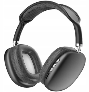 Bezdrátová herní sluchátka P9 PRO MAX Bluetooth 5.0 s mikrofonem černé