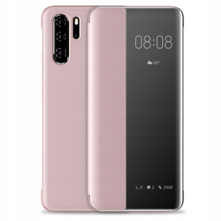Huawei P30 Pro, kryt obal multimediální Smart Flip Cover / růžová