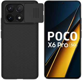 Xiaomi Poco X6 Pro, pouzdro obal Camshield Case kryt NILLKIN černý