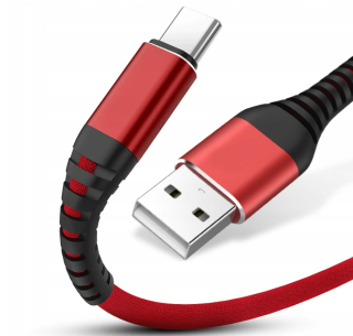 Posíleny micro USB kabel pro Samsung HTC Huawei Xiaomi Lenovo Nokia Sony 1 metr