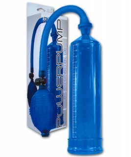 Vakuová pumpa pro pány při poruchách erekce, Power Pump Blue